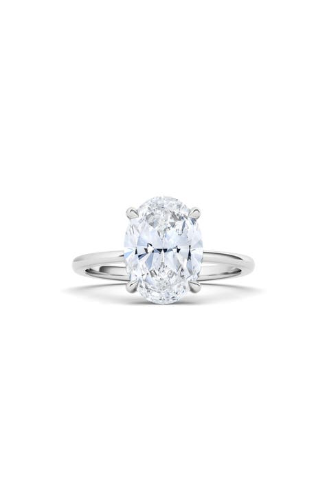 Lafonn Baguette Halo Engagement Ring PINK RINGS Size 5 Platinum