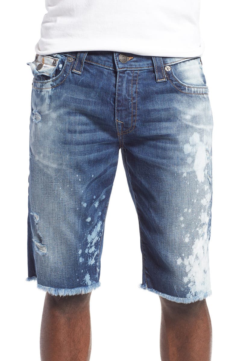 True Religion Brand Jeans 'Ricky' Cuttoff Denim Shorts (Indigo Anthem ...