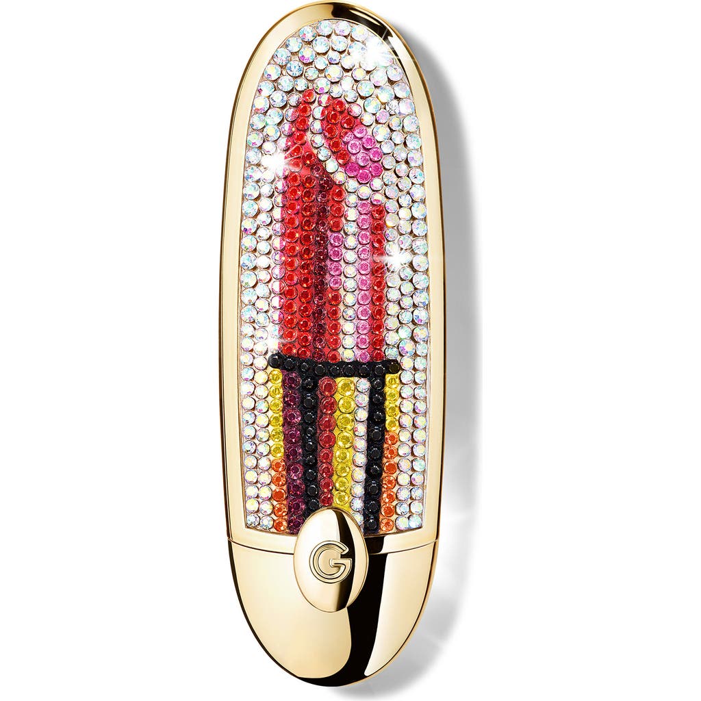 Guerlain Holiday Rouge G Customizable Lipstick Case In Multi Gold