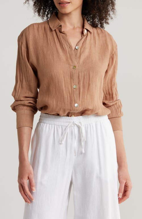 Bella Dahl Linen Button-Up Shirt at Nordstrom,