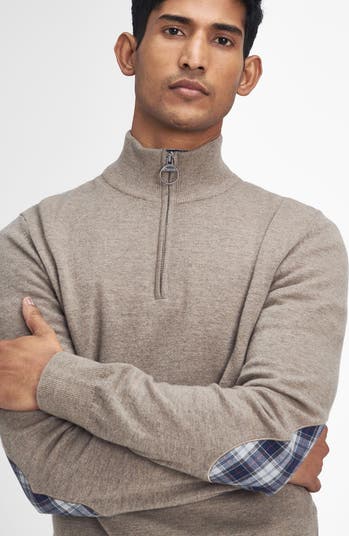 Barbour Marlow Merino Wool & Cashmere Half Zip Sweater Barbour Marlow Merino Wool & Cashmere Half Zip Sweater