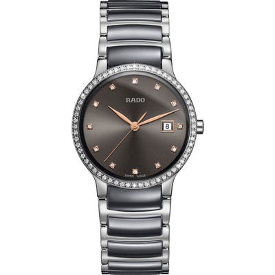 Rado Centrix Diamond Bracelet Watch, 2m