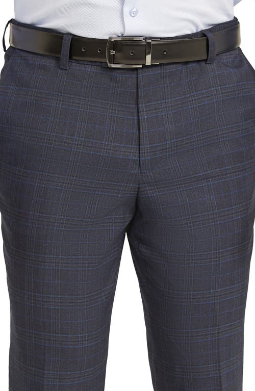 Shop Johnny Bigg Bronson Check Relaxed Fit Dress Pants In Navy