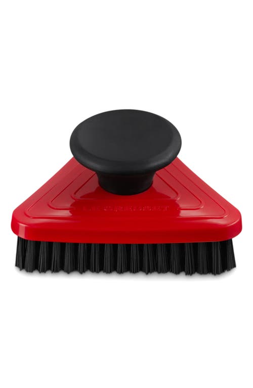 Le Creuset Triangular Grill Pan Brush In Cerise