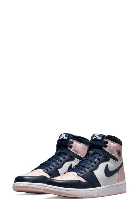 Jordan Air 1 Retro High Og Sneakers In Atmosphere/ Obsidian/ White