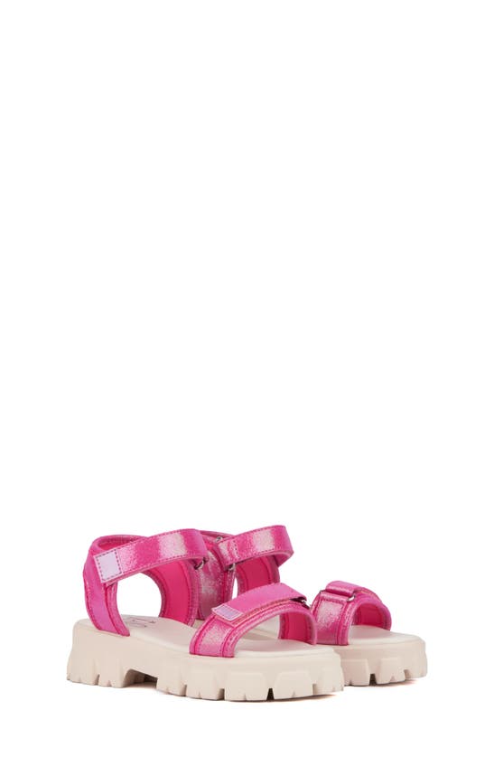 Shop Olivia Miller Kids' Flat Sandal In Pink
