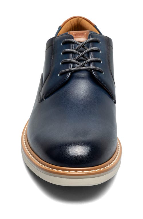 Shop Florsheim Norwalk Plain Toe Derby In Navy