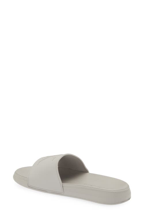 Shop Calvin Klein Wiston Slide Sandal In Grey/grey