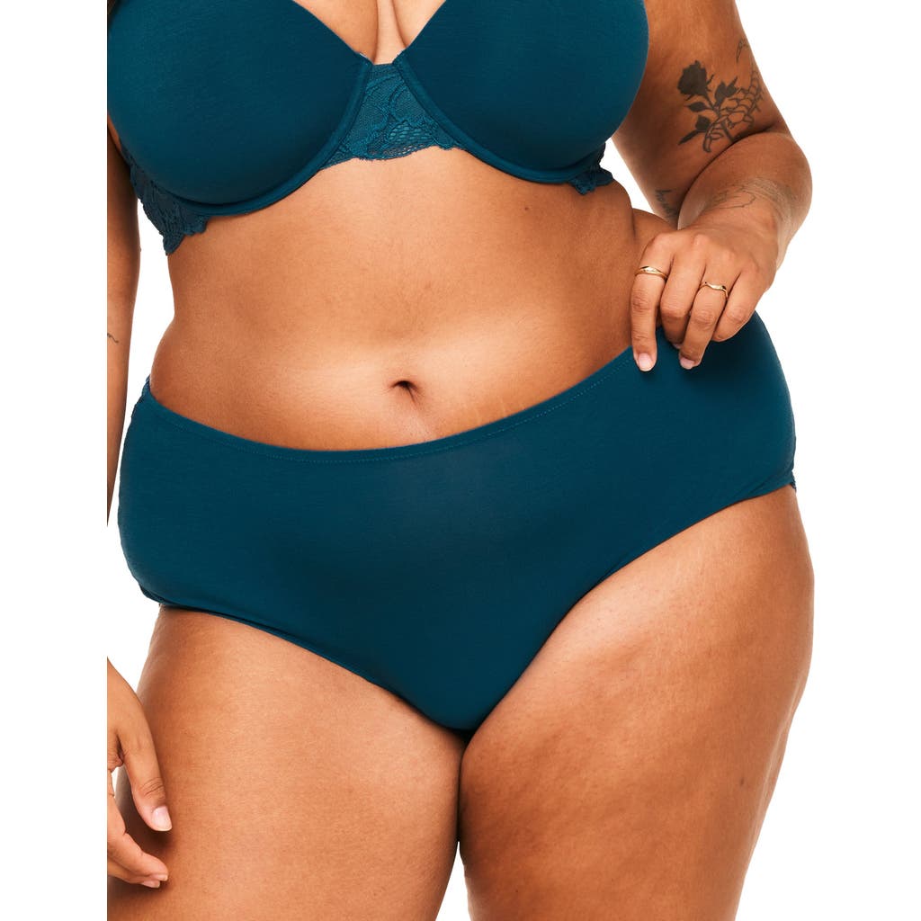 Adore Me Teagan Shortie Panties In Dark Green