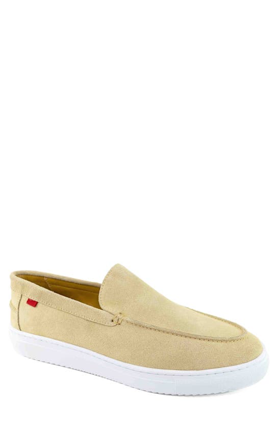 Marc Joseph New York Florence Moc Toe Loafer In Beige Suede