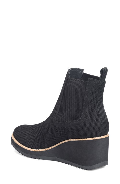Söfft Eiley Platform Wedge Chelsea Boot In Black