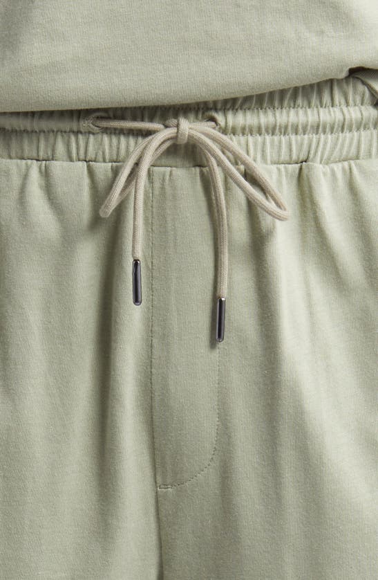 Shop Nordstrom Organic Cotton & Tencel® Modal Lounge Shorts In Green Clay