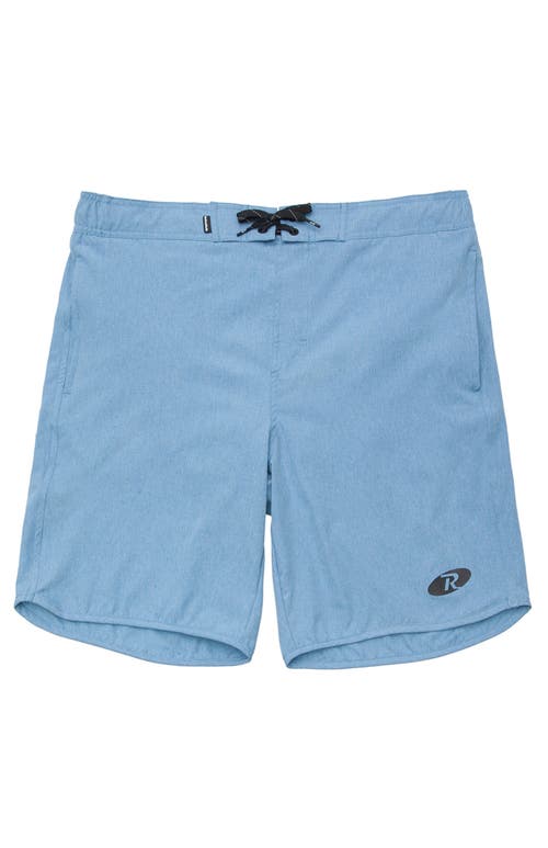 Shop Rokka&rolla Quick-dry Stretch Swim Trunks With Adjustable Waistband In Light Blue