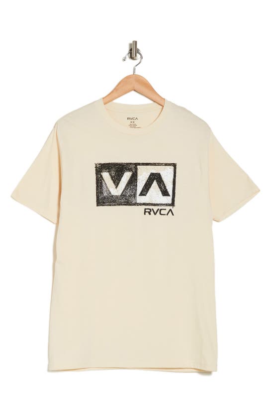 Rvca Vpn 12 Graphic T-shirt In Cream