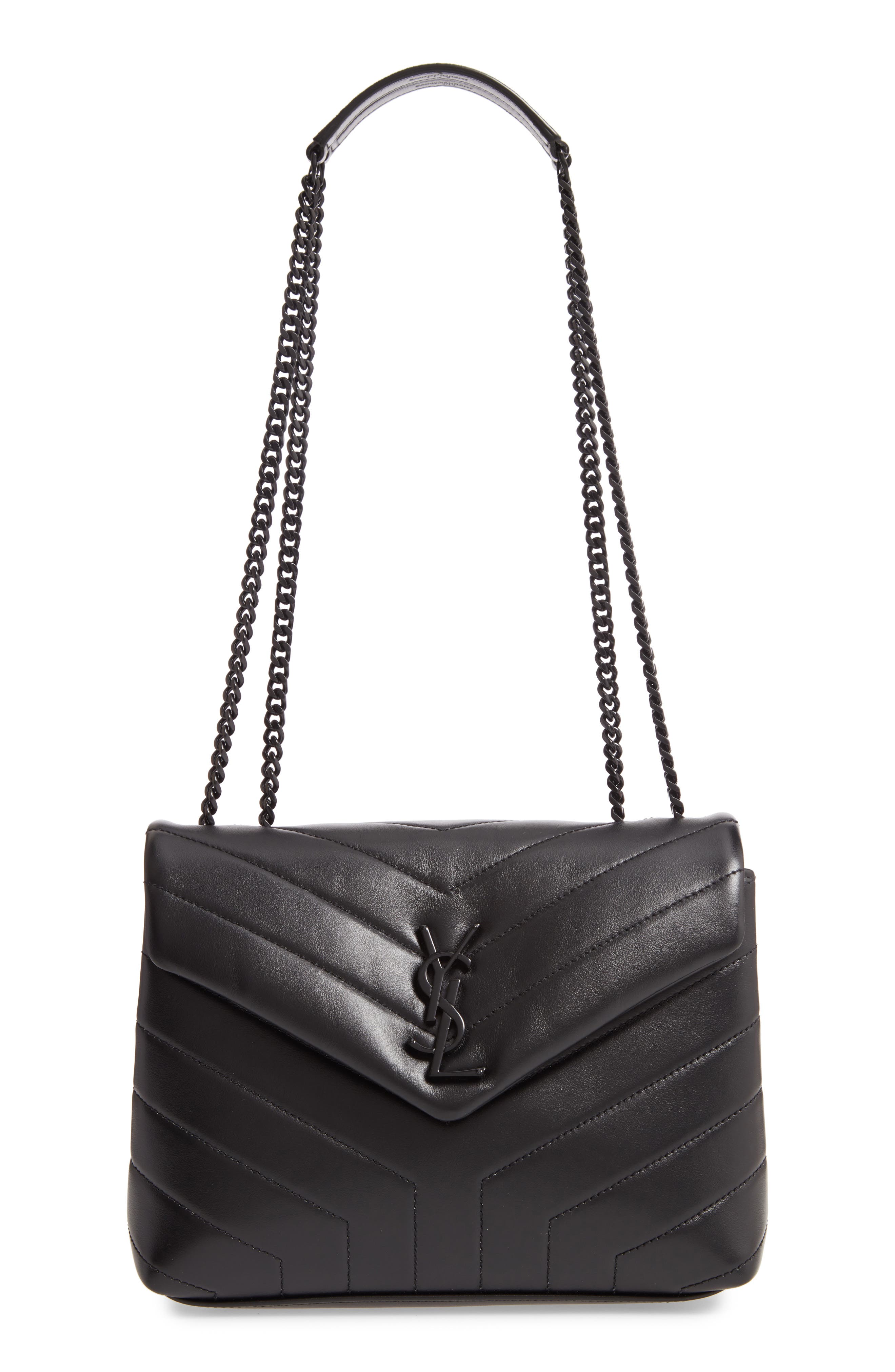 saint laurent loulou small matelasse calfskin flap bag