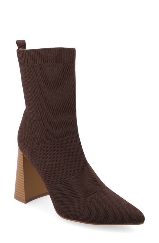 Journee Collection Noralinn Bootie In Brown