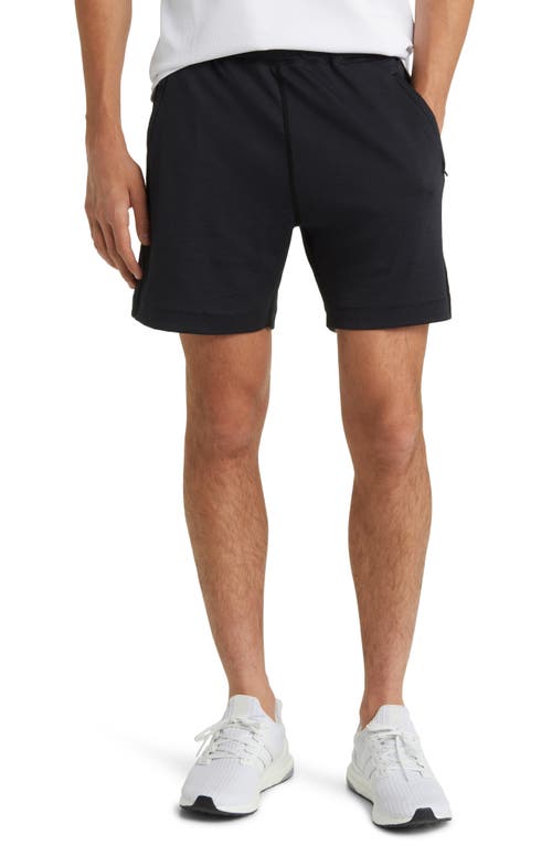 Reigning Champ 6-Inch Solotex® Mesh Shorts in Heather Black 