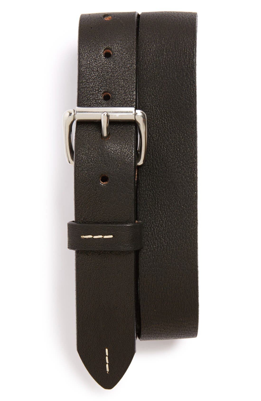 Bills Khakis Milled Leather Belt Nordstrom