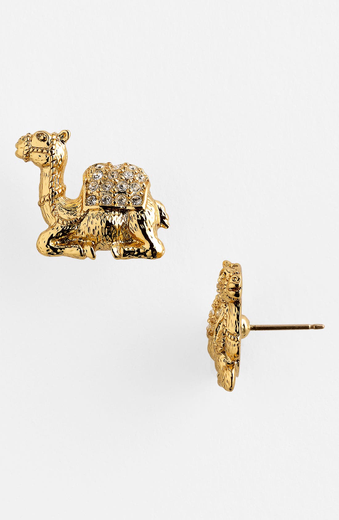 kate spade camel earrings
