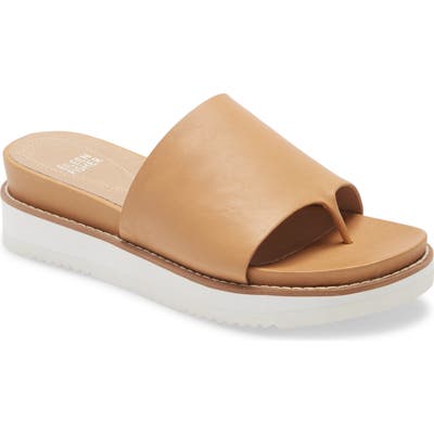 Eileen Fisher Touch Platform Sandal, Beige