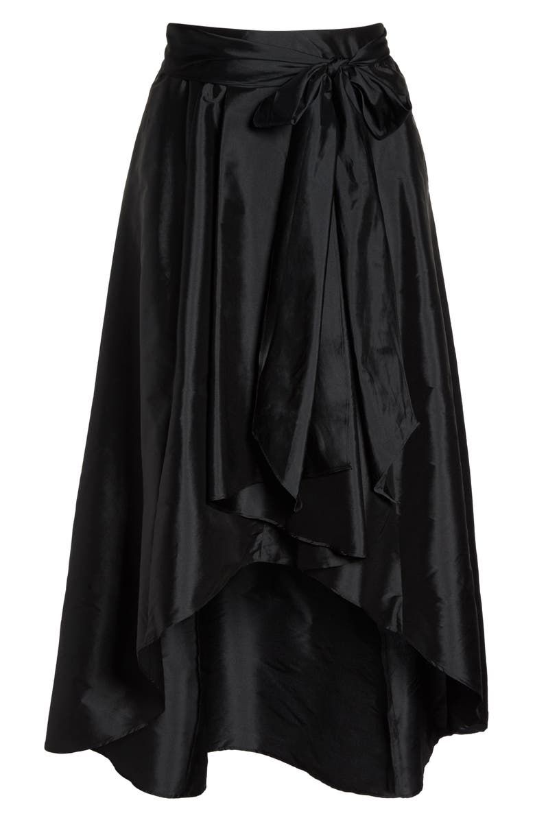 Adrianna Papell High/Low Taffeta Skirt (Plus Size) | Nordstrom