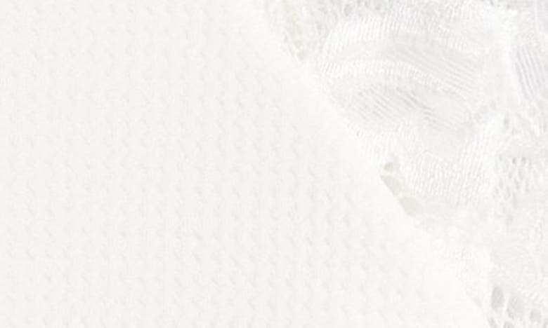 Ava & Yelly Kids' Lacy Long Sleeve Skater Dress In Off White