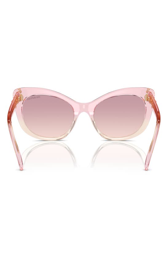 Swarovski 55mm Cat Eye Sunglasses In Pink