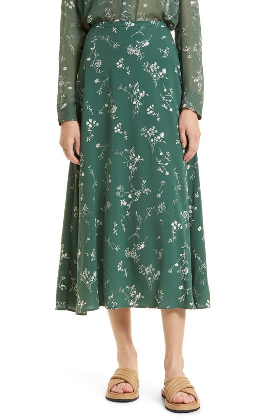 SAMSOE & SAMSOE ANDINA FLORAL MIDI SKIRT