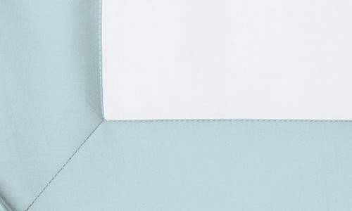 Sferra Casida Duvet Cover In White/poolside