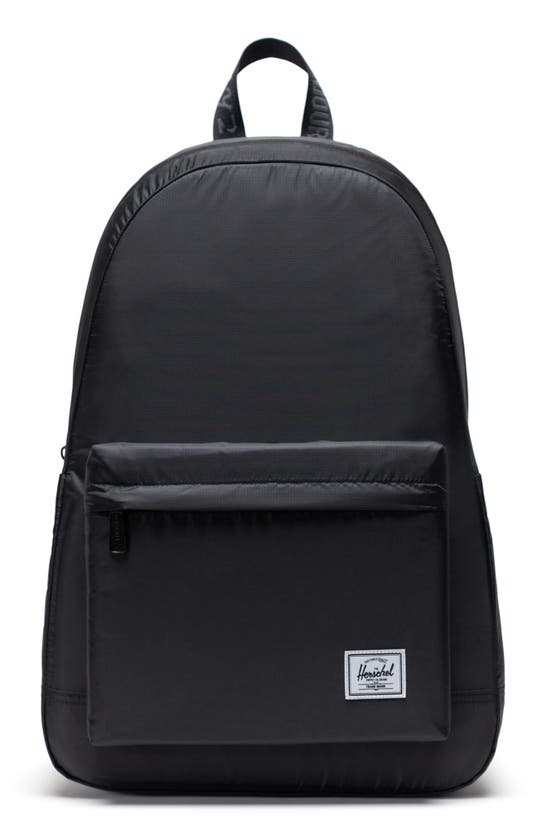 Herschel Supply Co Rome Packable Ripstop Backpack In Black