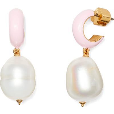 Kate Spade New York Freshwater Pearl Huggie Earrings