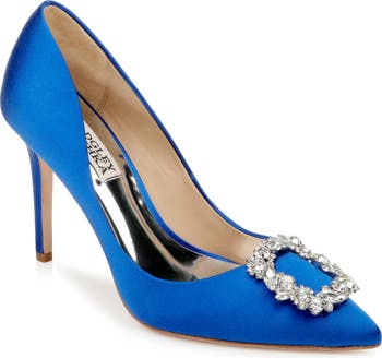 Badgley mischka hot sale navy heels