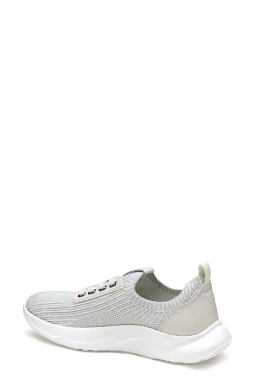 Shop Johnston & Murphy Escape Knit Sneaker In White Knit