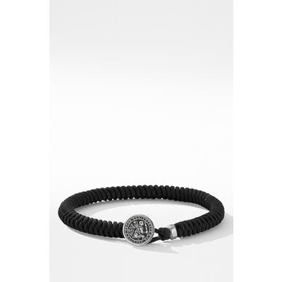 David Yurman Woven St. Christopher Bracelet