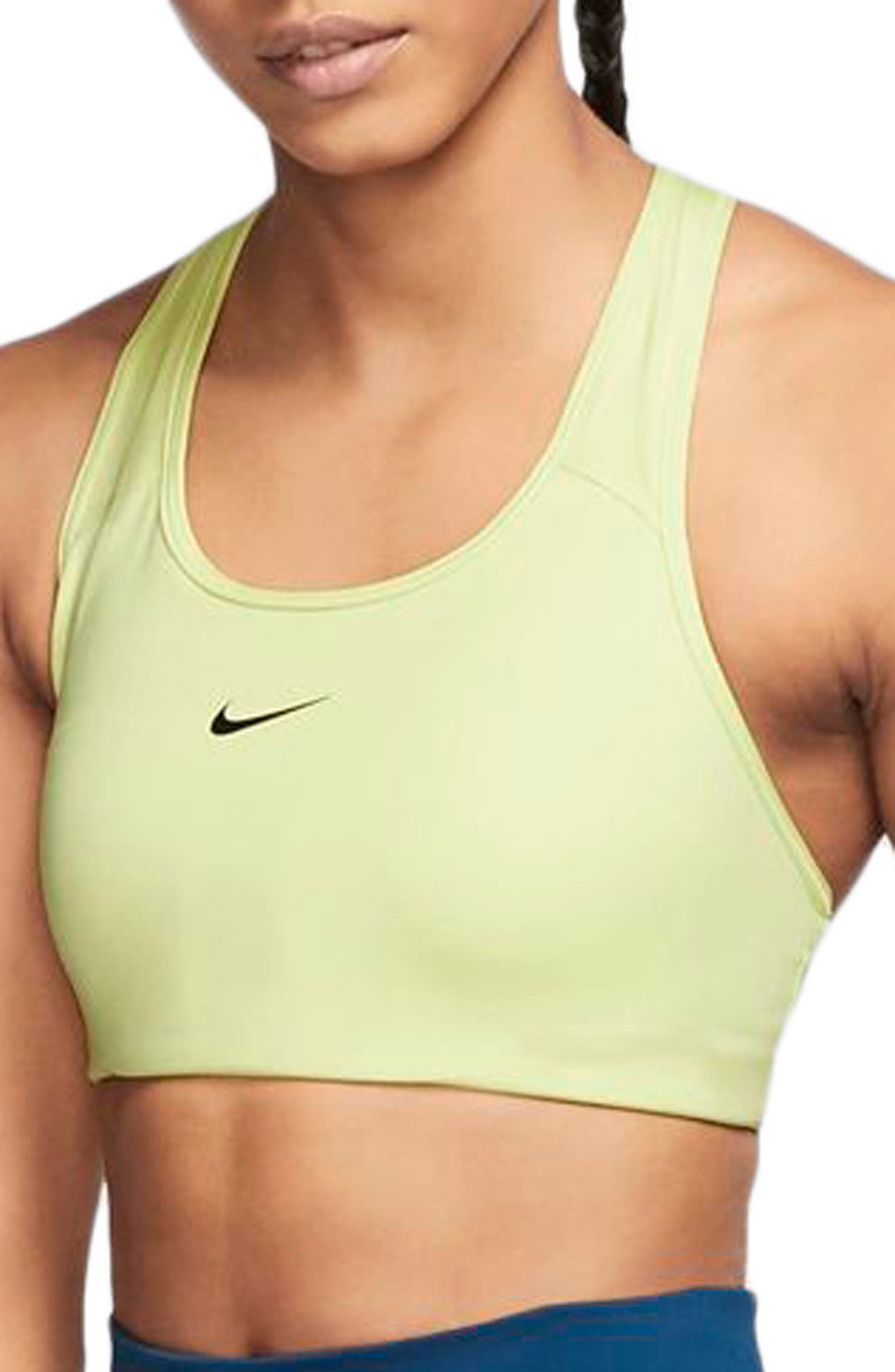 nike lime sports bra