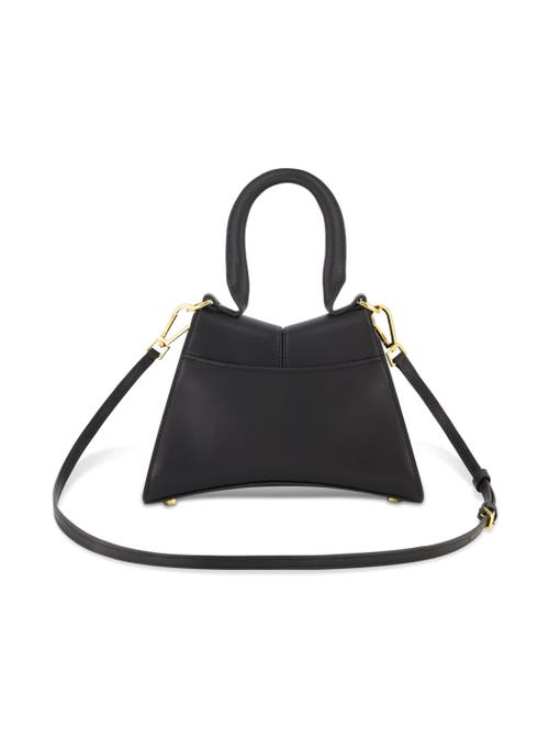 Mac Duggal Women's Mini Angular Leather Top Handle Bag In Black