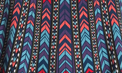 Tart Emory Tassel Fringe Tank In Peacock Stripe