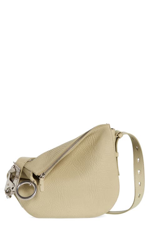Small Knight Asymmetric Leather Shoulder Bag