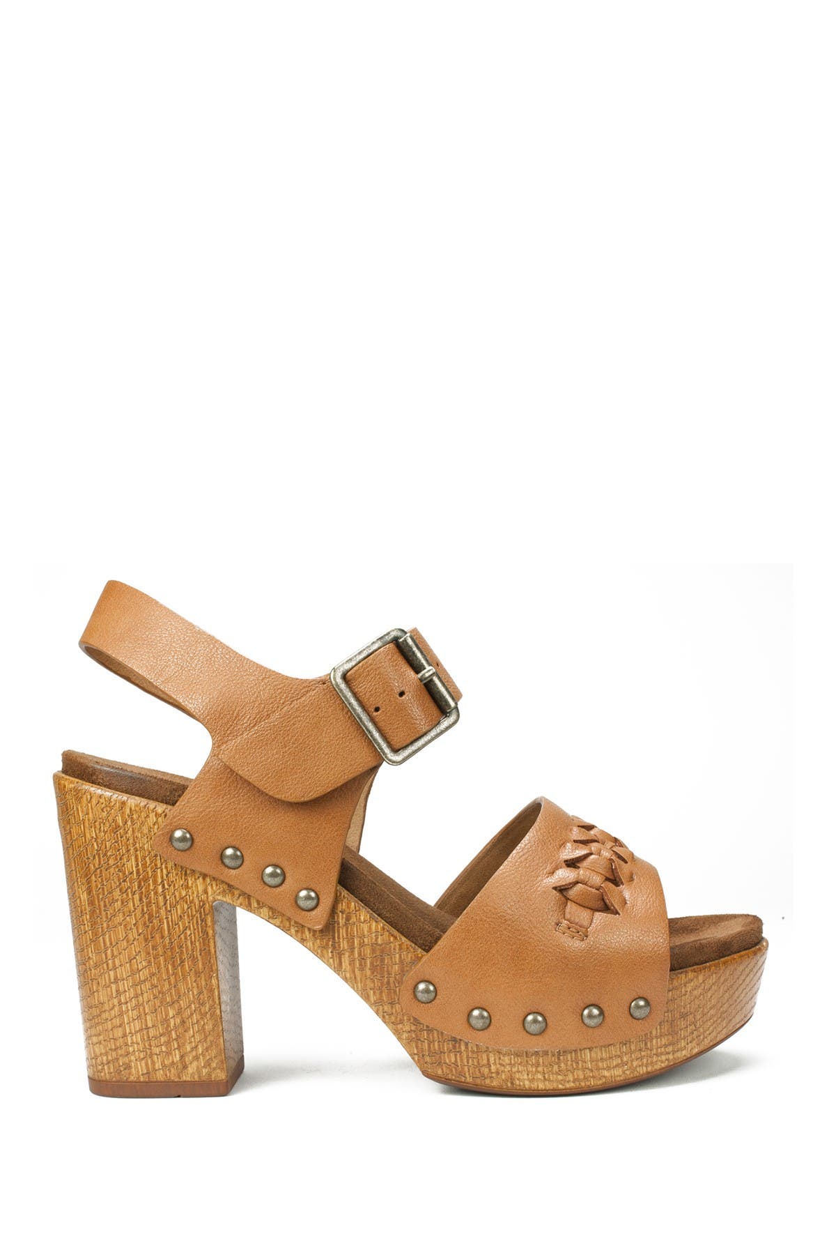 white mountain block heels