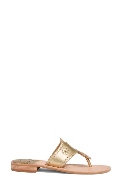 Jack Rogers Jacks Flip Flop In Platinum/platinum