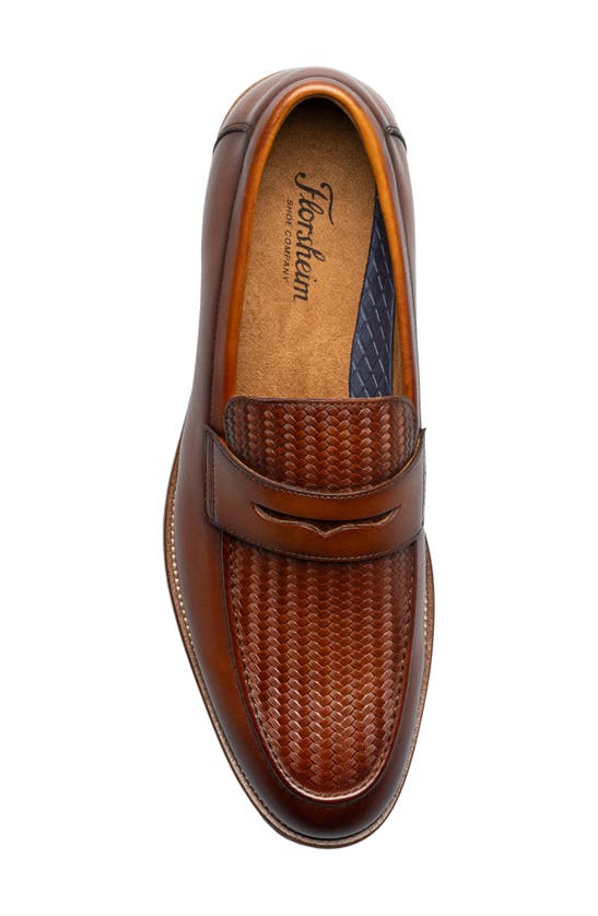 Shop Florsheim Rucci Penny Loafer In Cognac