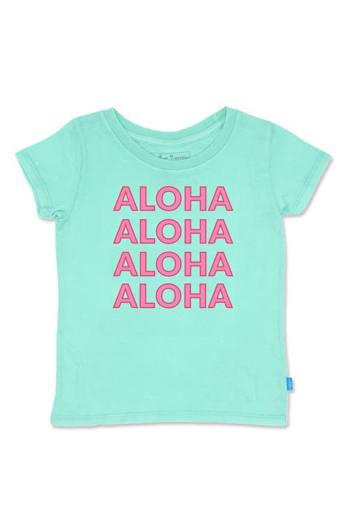 Feather 4 Arrow Aloha Cotton Graphic Tee in Beach Glass at Nordstrom, Size 18M