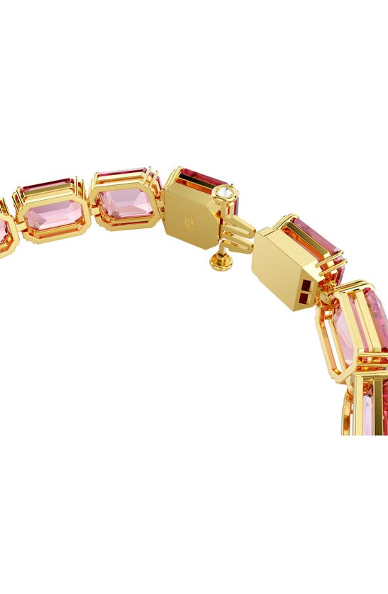 Shop Swarovski Millenia Crystal Bracelet In Pink