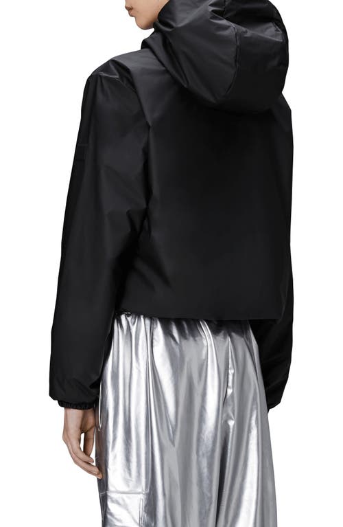 Rains String W Jacket In Black