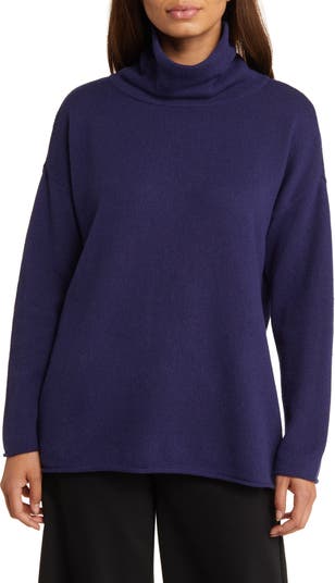 Women's cotton turtleneck tunic sale