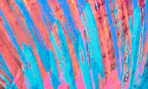 Bleu Rod Beattie Rod Beattie Print Tankini Top In Pink Multi