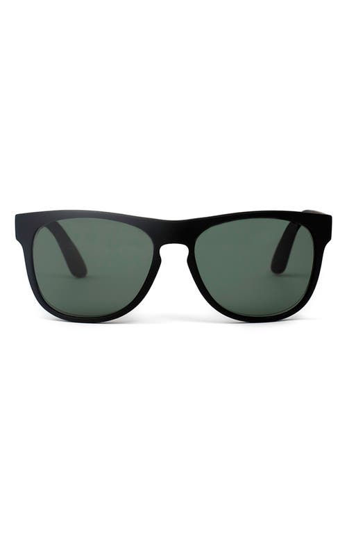 Toms Traveler Manu 57mm Polarized Round Sunglasses In Black