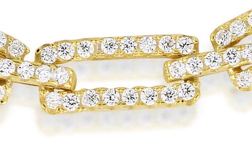 Sphera Milano Cz Chain Link Bracelet In Gold