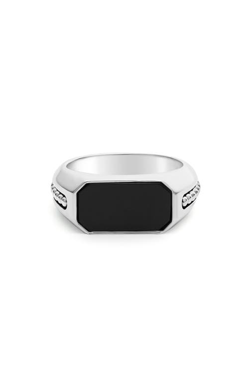 Shop Lagos Anthem Onyx Signet Ring