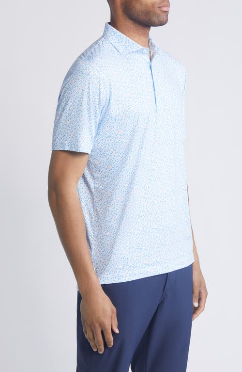 Shop Johnnie-o Scuttle Scatter Print Prep-formance Polo In Victory